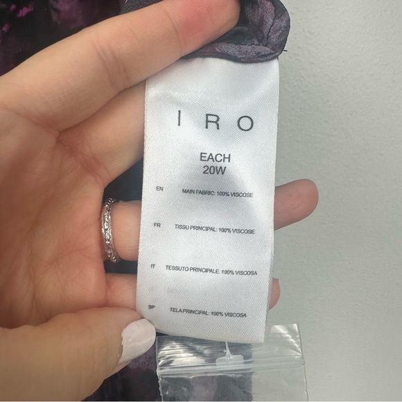 IRO Each Watercolor Print Midi Dress - Picture 10 of 11